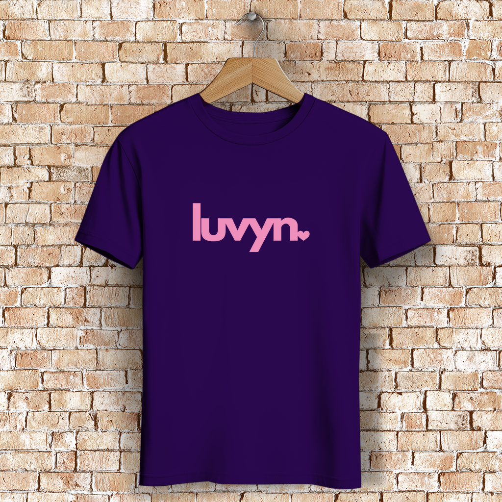 Herren Premium Bio T-Shirt LUVYN PINK