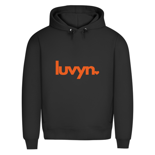 Herren Premium Bio Hoodie LUVYN ORANGE