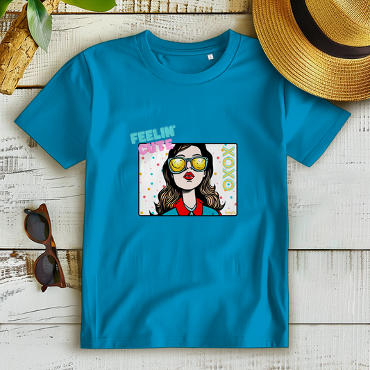 Damen Premium Bio T-Shirt Feelin´Cute