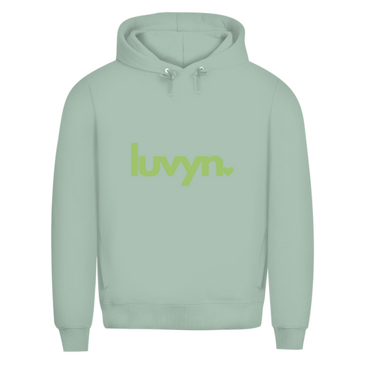 Herren Premium Bio Hoodie LUVYN LIME