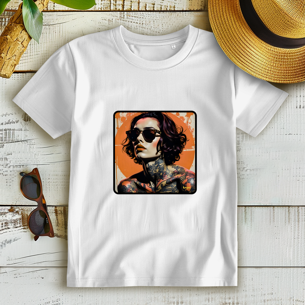 Damen Premium Bio T-Shirt Inkfluence