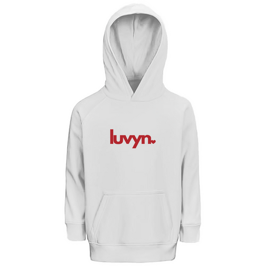 Kinder Premium Bio Hoodie LUVYN RED
