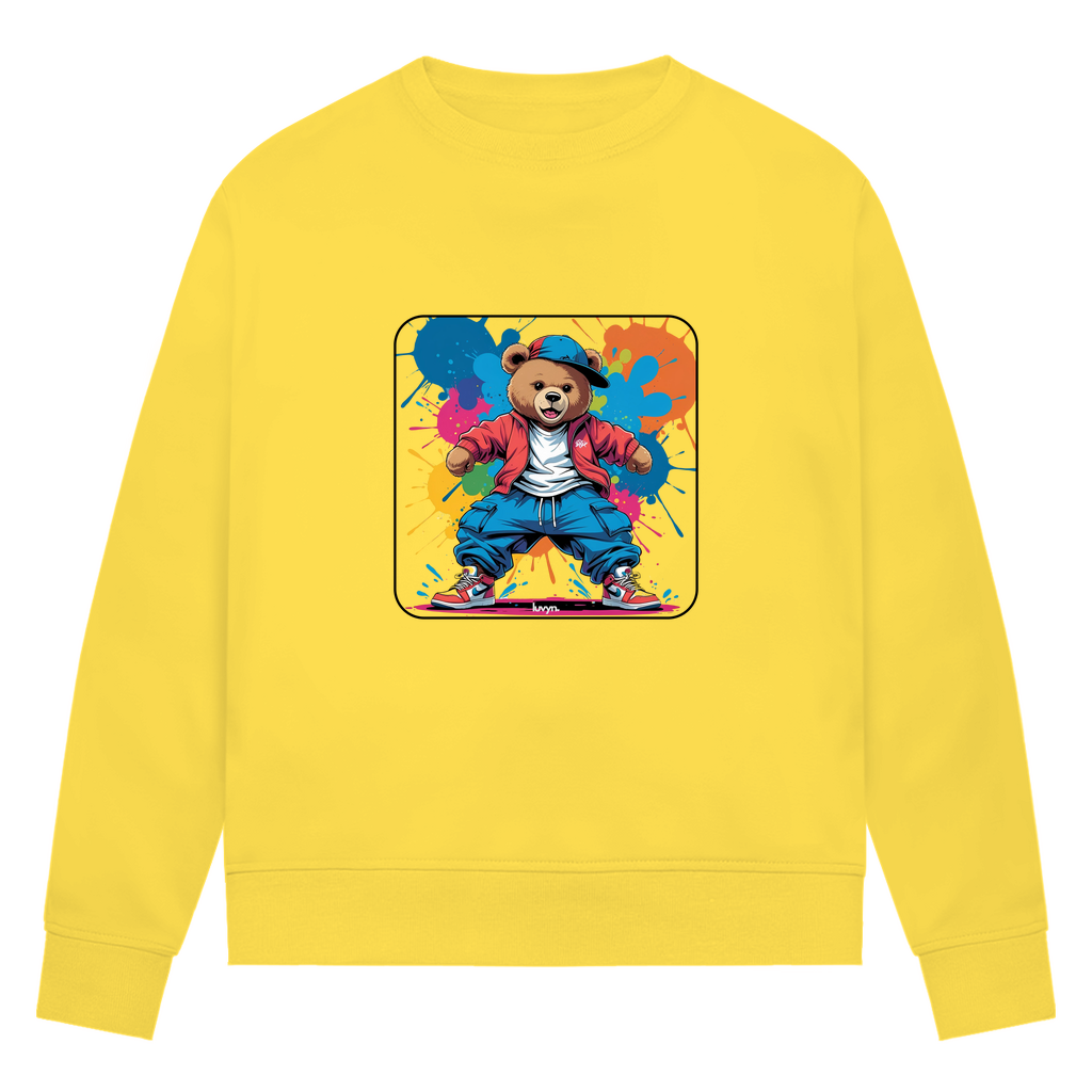 Damen Premium Bio Sweatshirt Baggybear