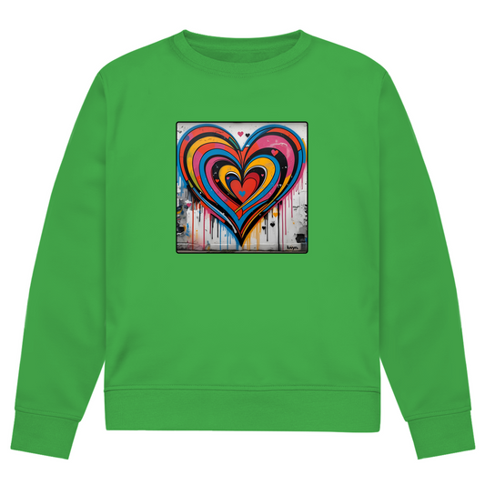 Herren Premium Bio Sweatshirt Heartcore