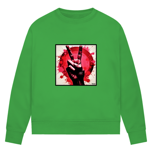 Damen Premium Bio Sweatshirt Piece of Peace