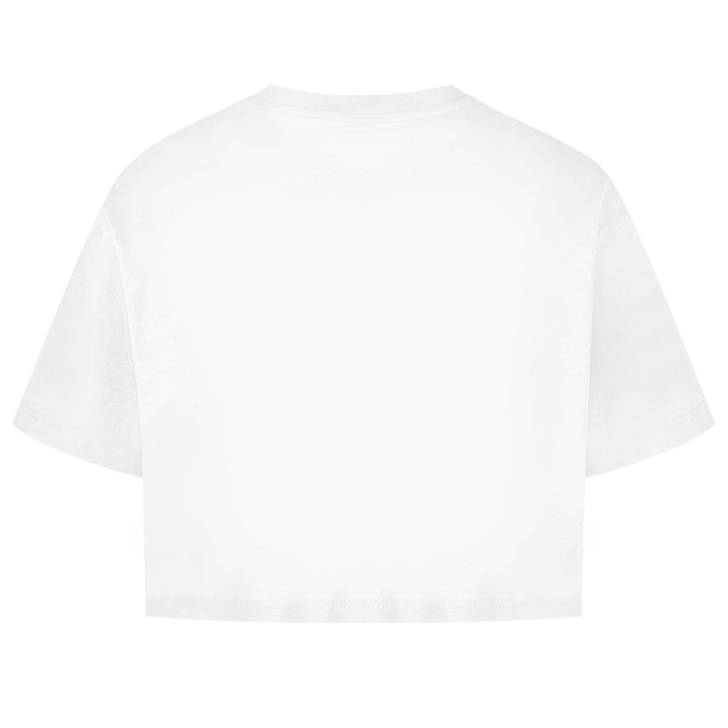 Damen Short Oversize Crop Top LUVYN DAISY