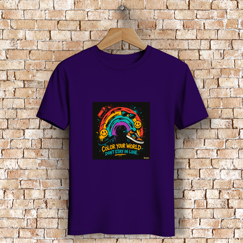 Herren Premium Bio T-Shirt Color Your World