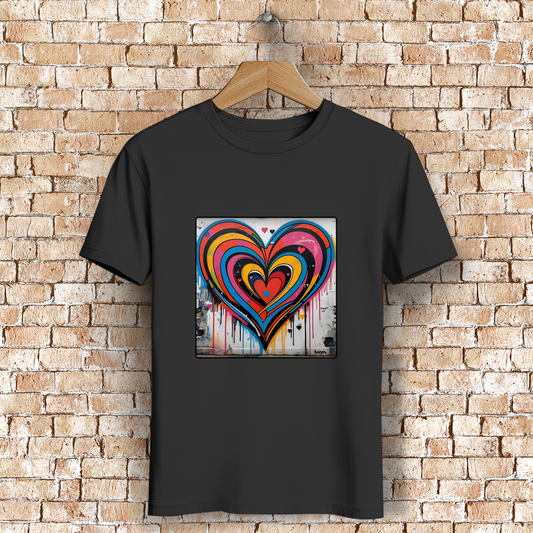 Herren Premium Bio T-Shirt Heartcore