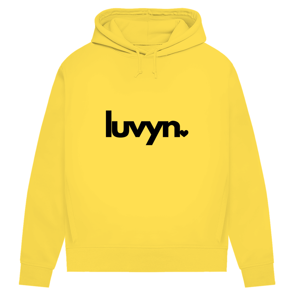 Damen Premium Bio Hoodie LUVYN BLACK