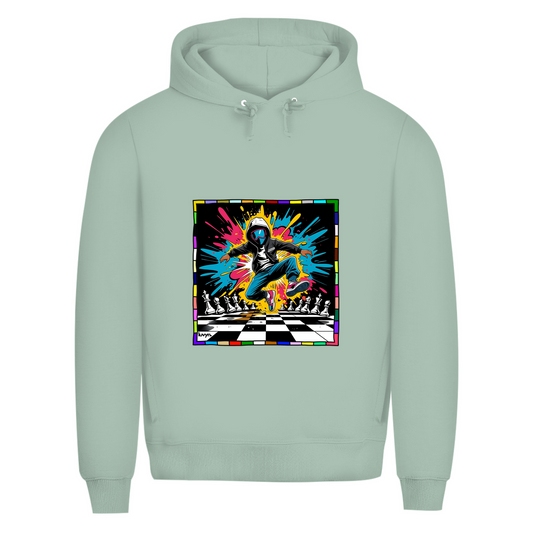 Herren Premium Bio Hoodie Chess Splash
