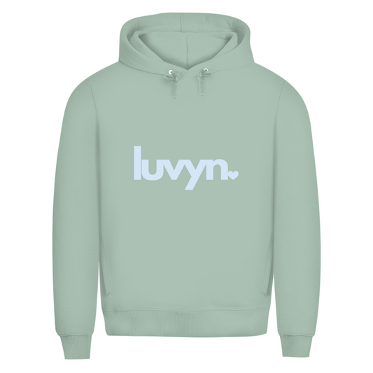 Herren Premium Bio Hoodie LUVYN BLUE