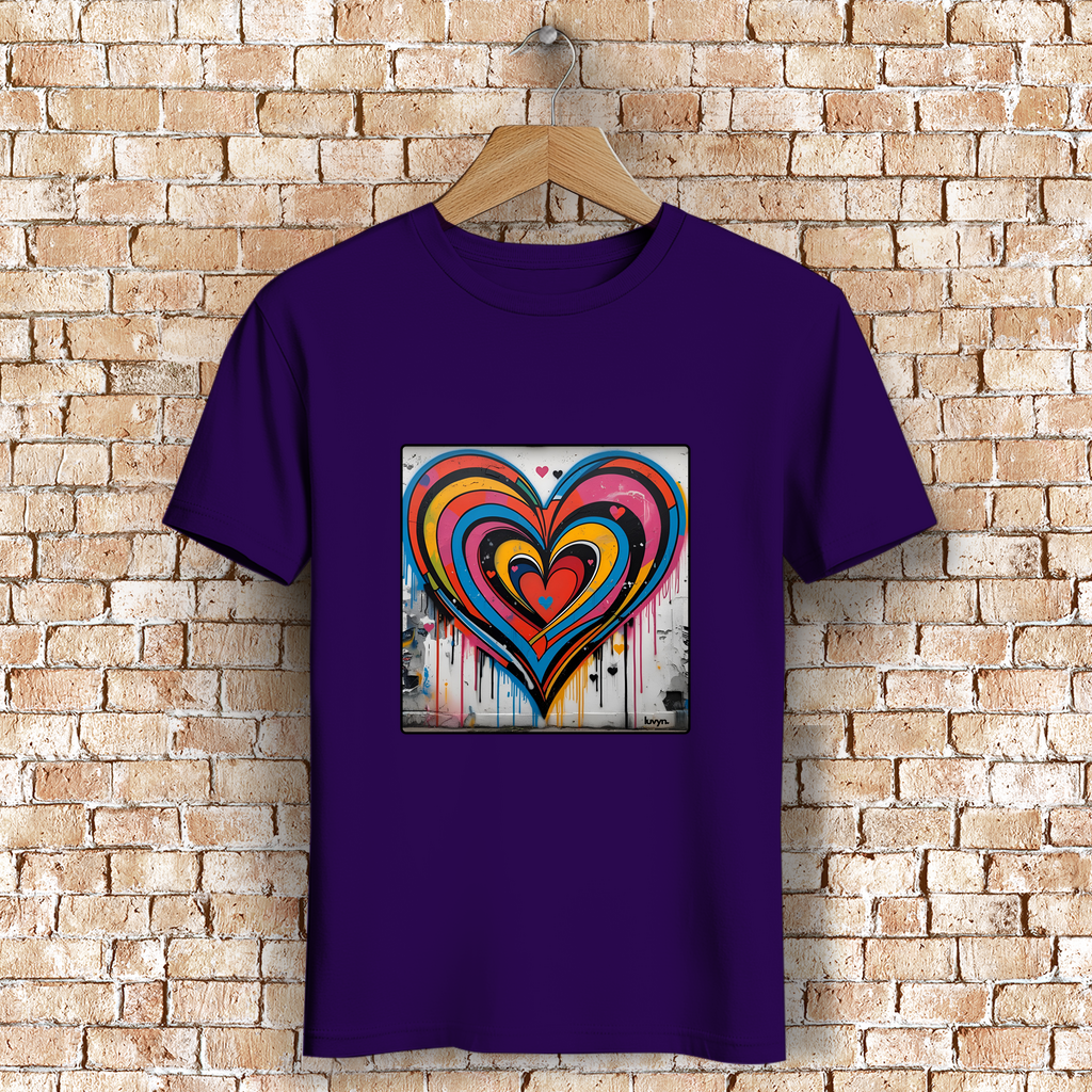 Herren Premium Bio T-Shirt Heartcore