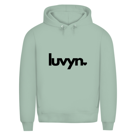 Herren Premium Bio Hoodie LUVYN BLACK