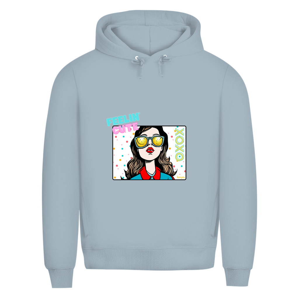 Herren Premium Bio Hoodie Feelin´Cute