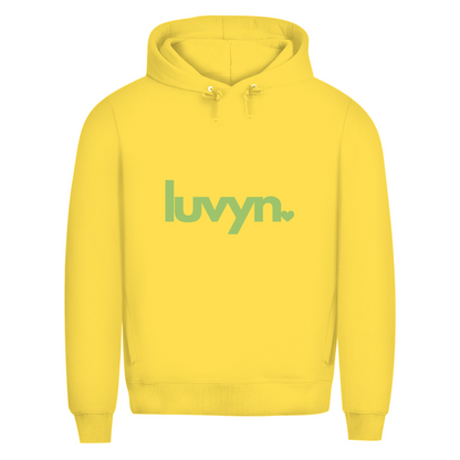 Herren Premium Bio Hoodie LUVYN LIME