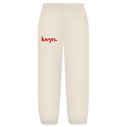 Oversize Fluffy Sweatpants LUVYN RED