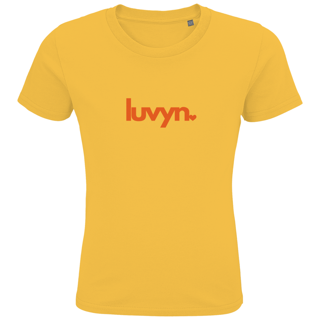 Kids Premium Bio T-Shirt LUVYN ORANGE
