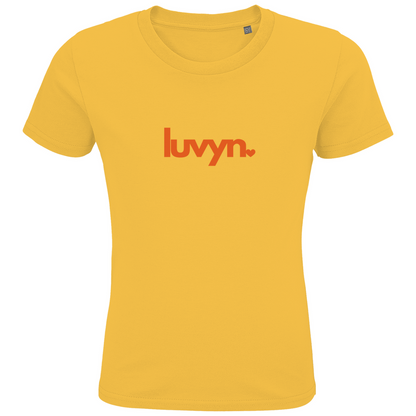Kids Premium Bio T-Shirt LUVYN ORANGE
