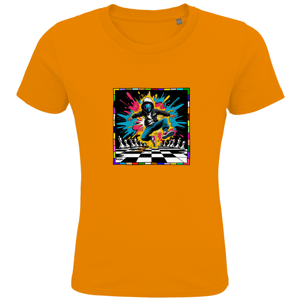 Kids Premium Bio T-Shirt Chess Splash
