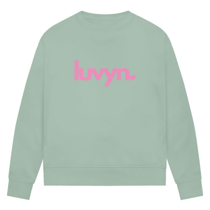 Damen Premium Bio Sweatshirt LUVYN PINK