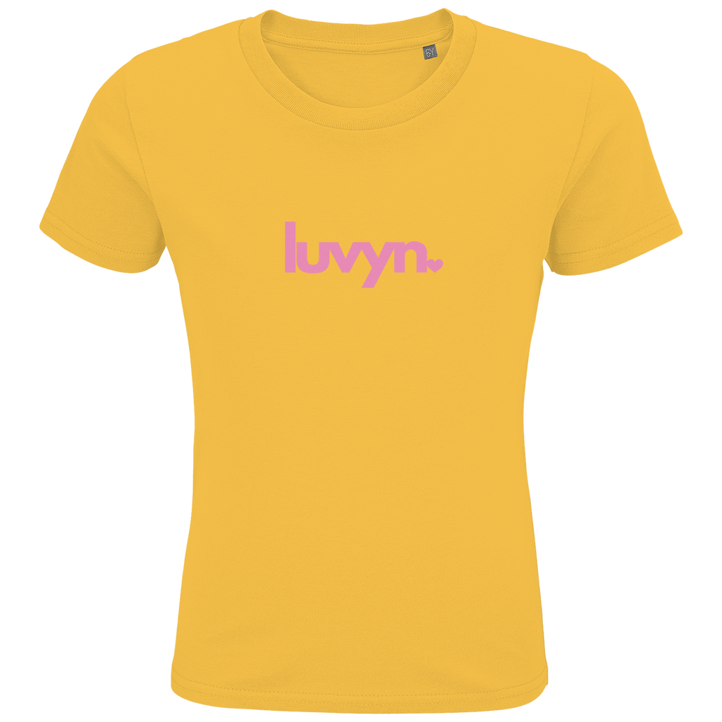 Kids Premium Bio T-Shirt LUVYN PINK