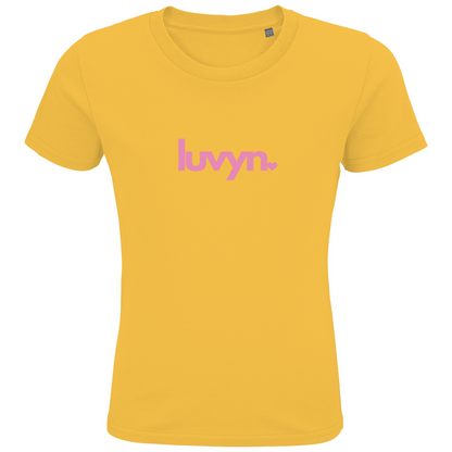 Kids Premium Bio T-Shirt LUVYN PINK
