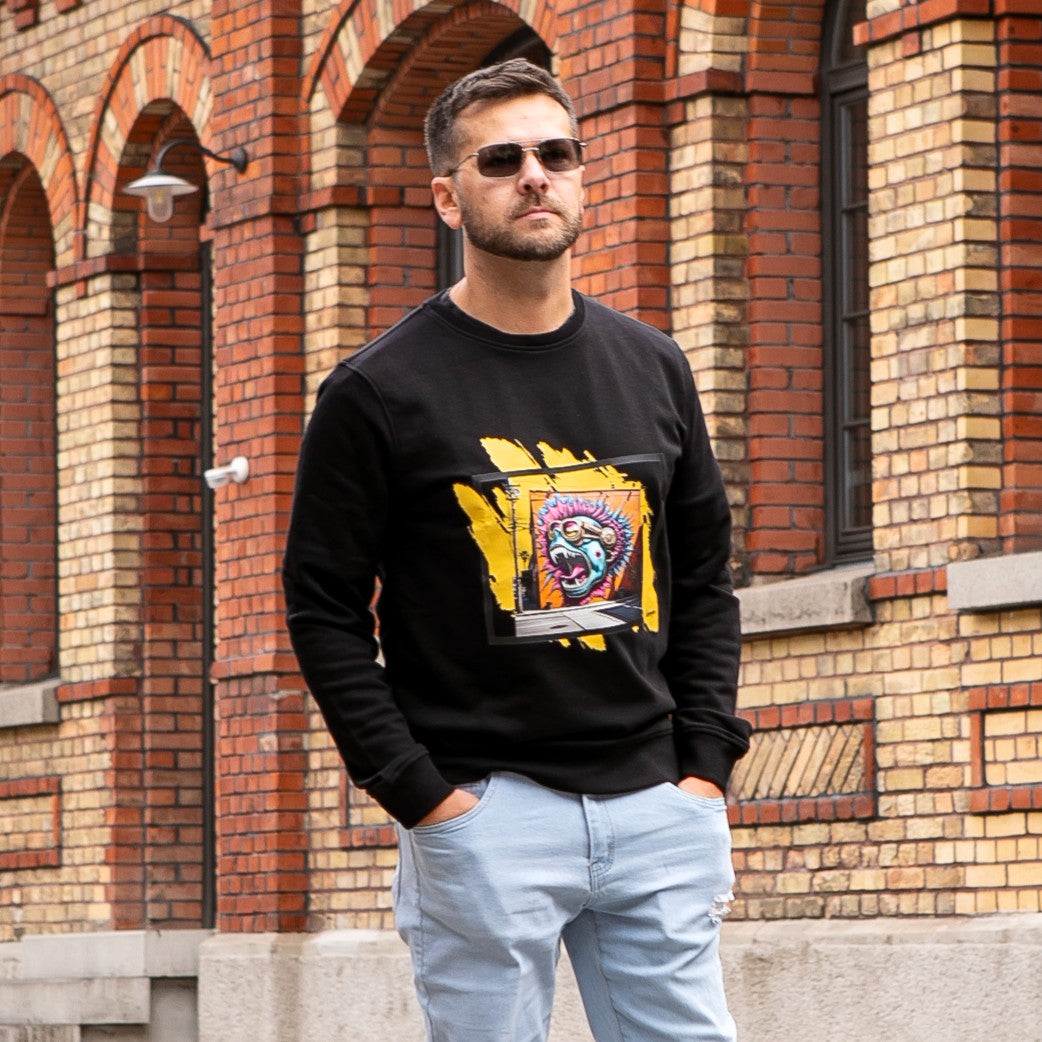 Herren Premium Bio Sweatshirt Beastmode
