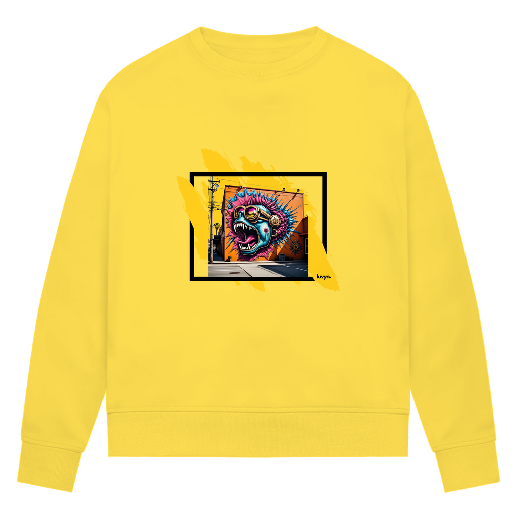 Damen Premium Bio Sweatshirt Beastmode