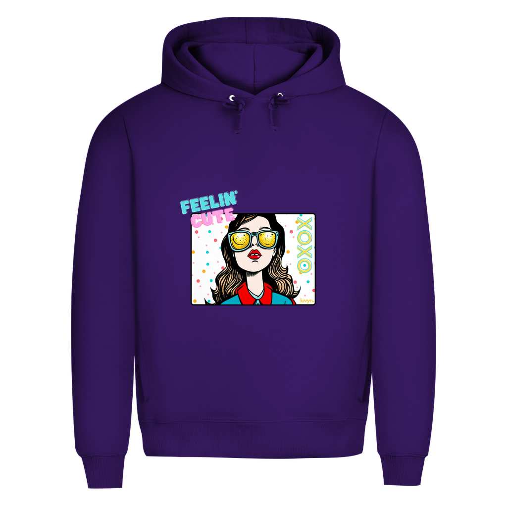 Herren Premium Bio Hoodie Feelin´Cute