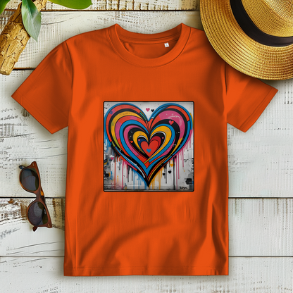 Damen Premium Bio T-Shirt Heartcore