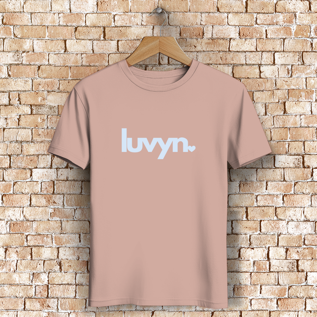 Herren Premium Bio T-Shirt LUVYN BLUE