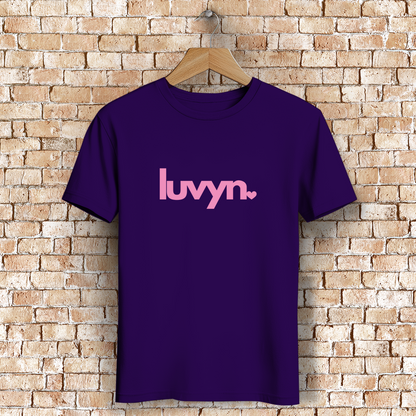 Herren Premium Bio T-Shirt LUVYN PINK