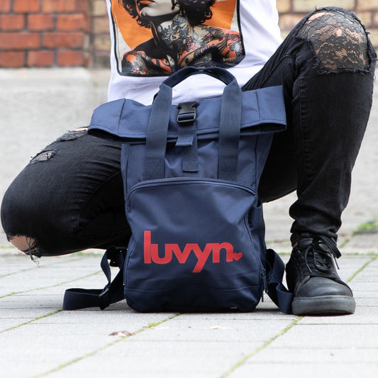 Rucksack mit Seitentasche LUVYN RED