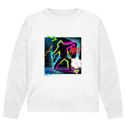 Herren Premium Bio Sweatshirt Graffiti Guy