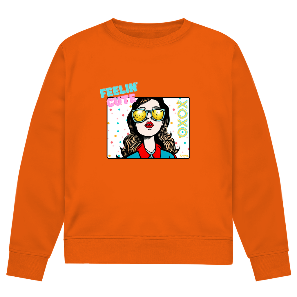 Herren Premium Bio Sweatshirt Feelin´Cute