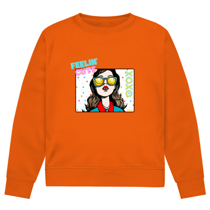 Herren Premium Bio Sweatshirt Feelin´Cute