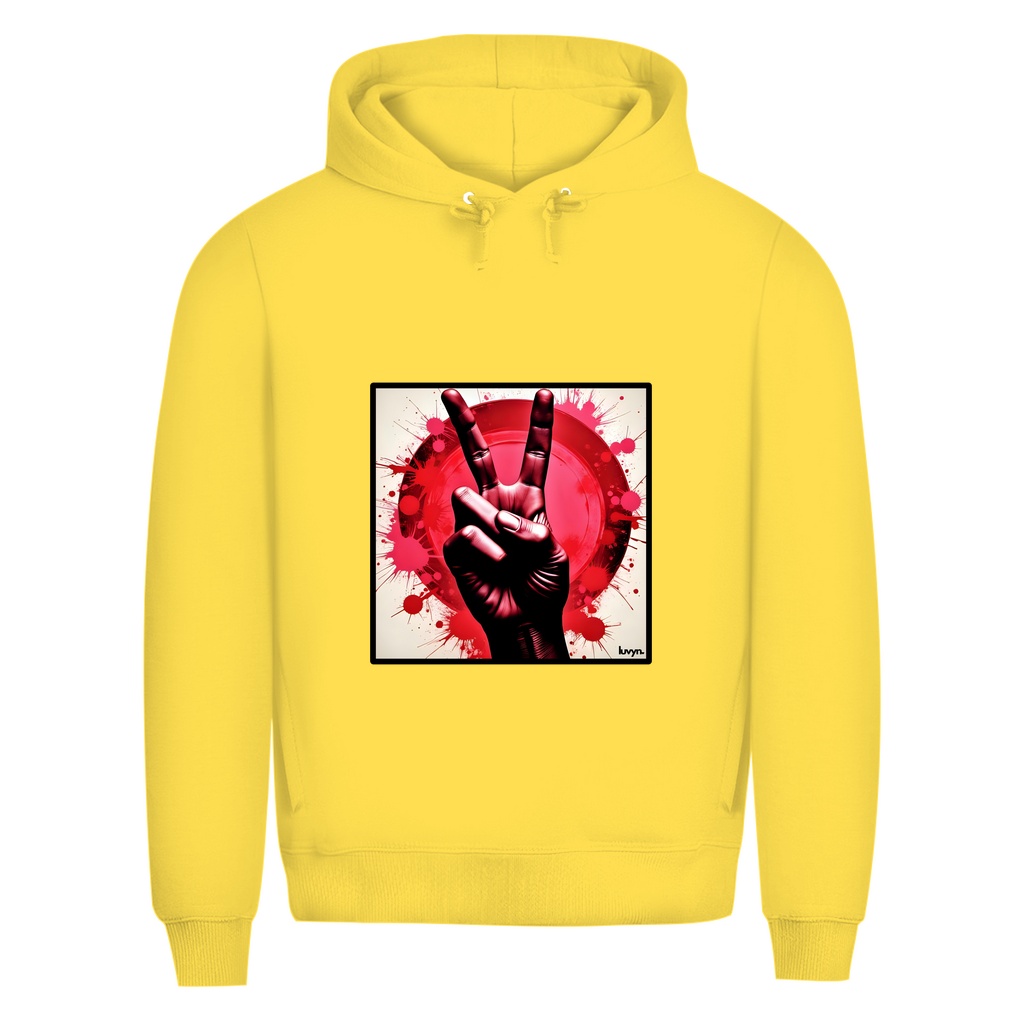 Herren Premium Bio Hoodie Piece of Peace