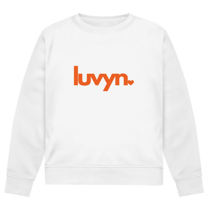 Herren Premium Bio Sweatshirt LUVYN ORANGE