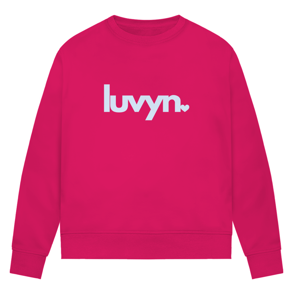 Damen Premium Bio Sweatshirt LUVYN BLUE