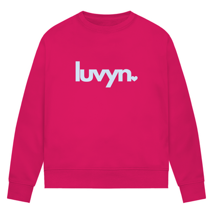 Damen Premium Bio Sweatshirt LUVYN BLUE