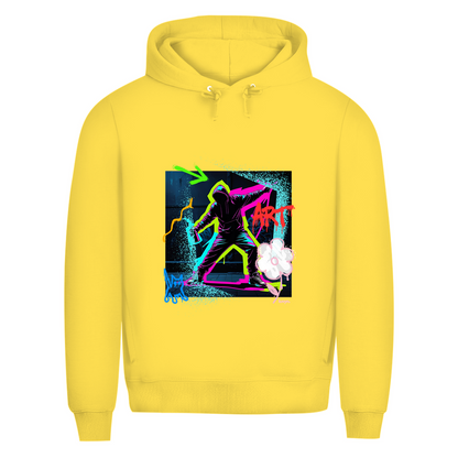 Herren Premium Bio Hoodie Graffiti Guy