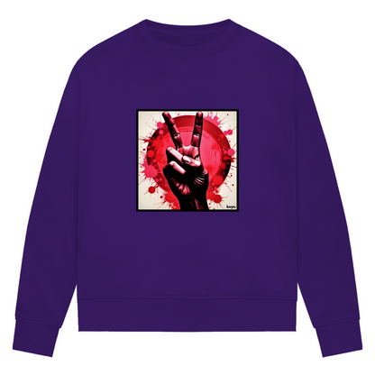Damen Premium Bio Sweatshirt Piece of Peace