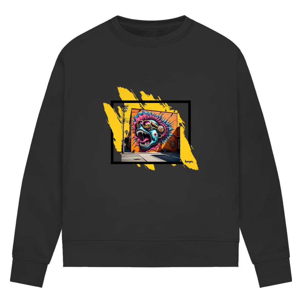 Damen Premium Bio Sweatshirt Beastmode