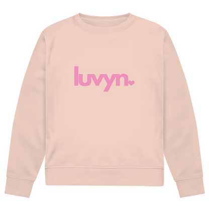 Herren Premium Bio Sweatshirt LUVYN PINK