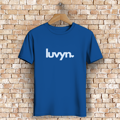 Herren Premium Bio T-Shirt LUVYN BLUE