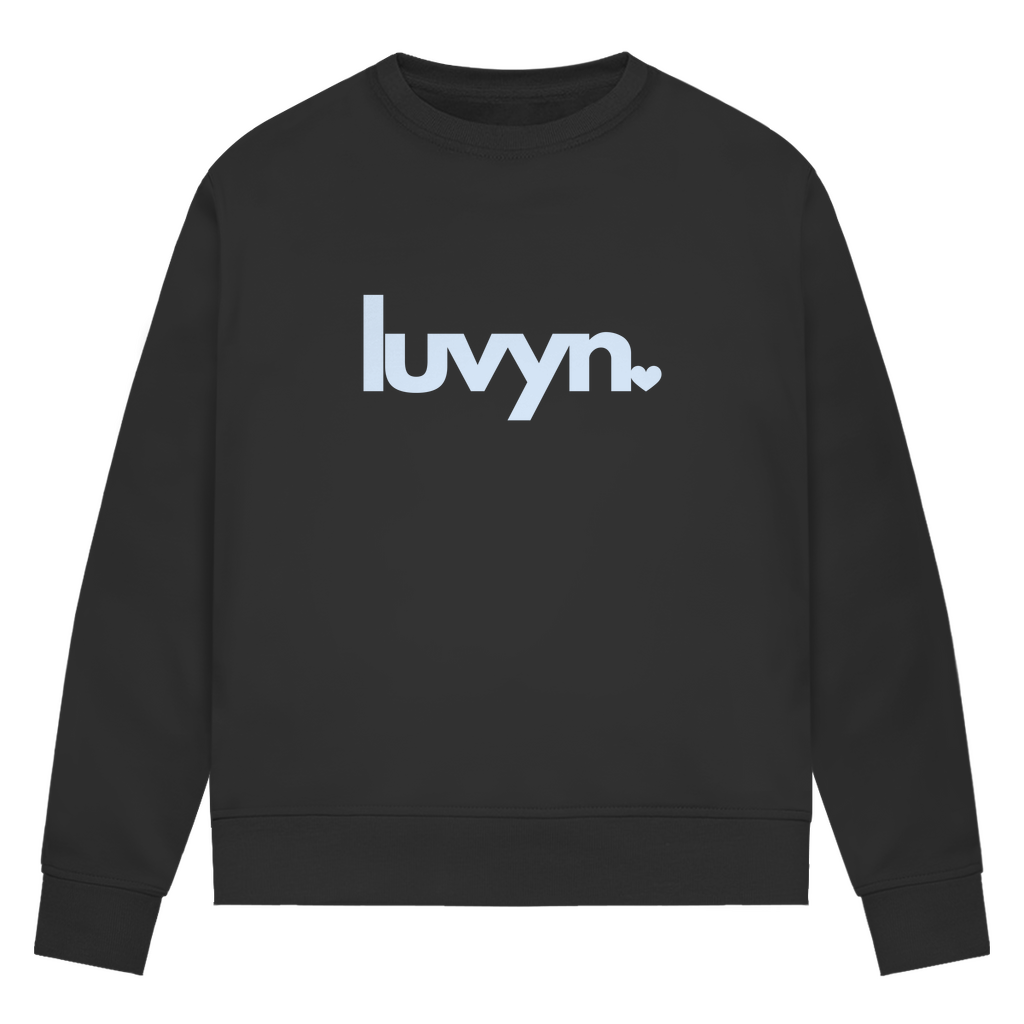 Damen Premium Bio Sweatshirt LUVYN BLUE