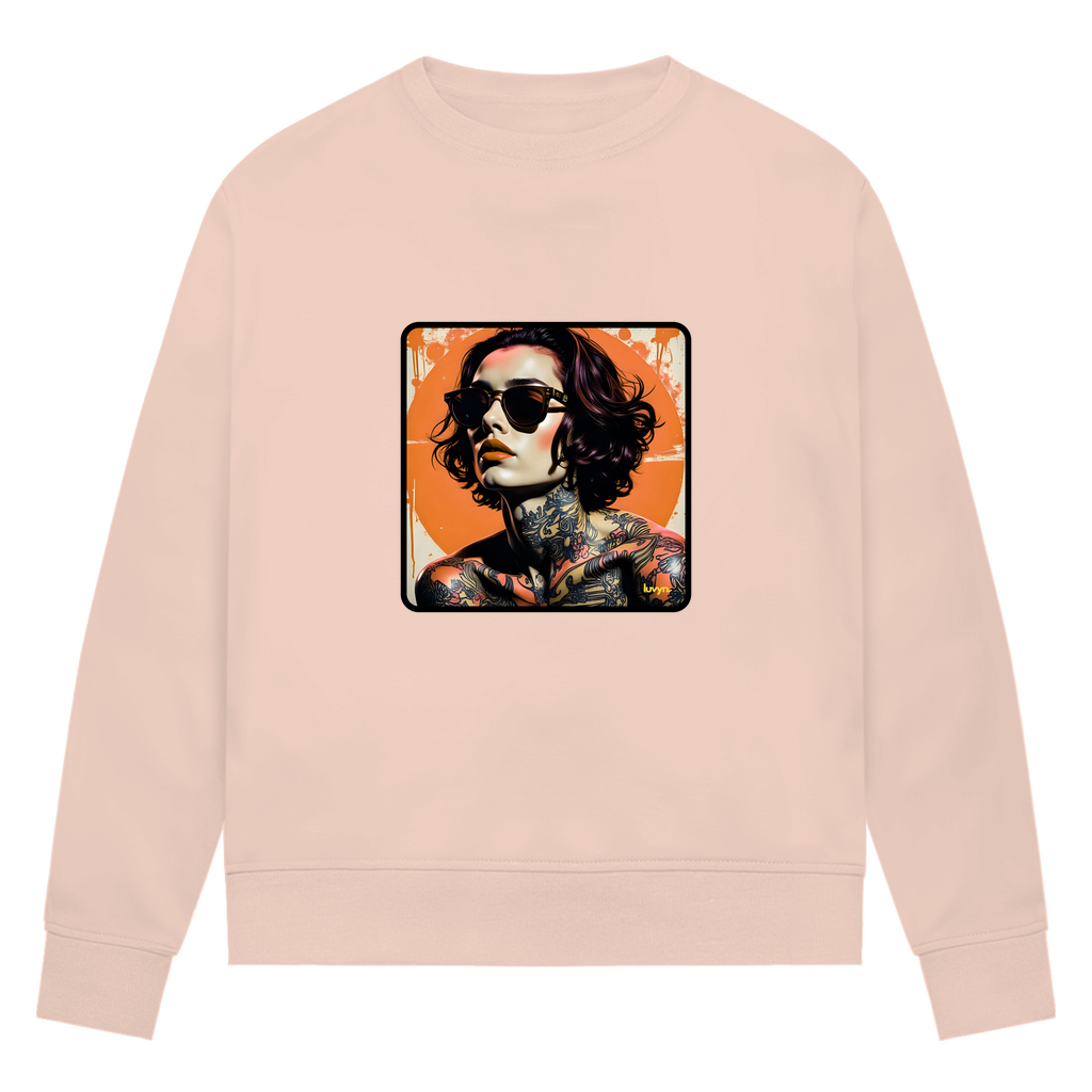 Damen Premium Bio Sweatshirt Inkfluence