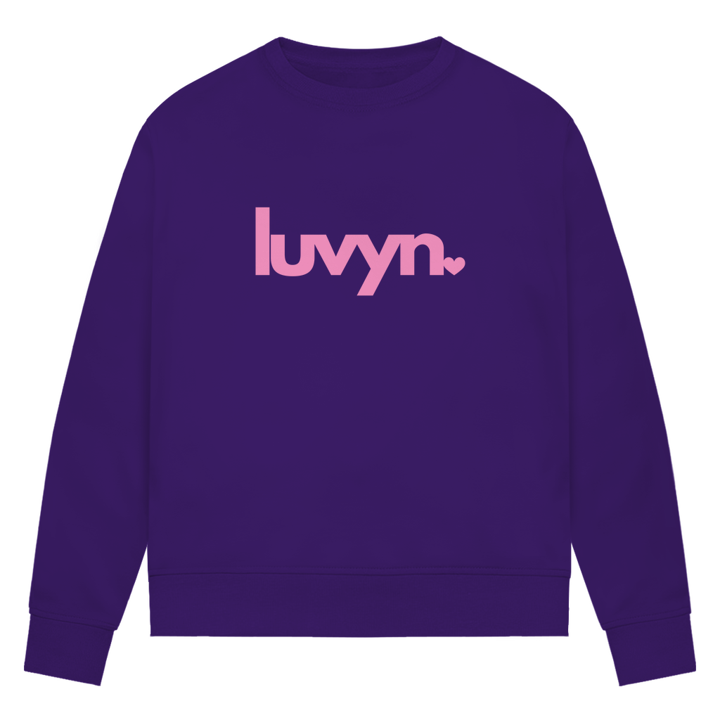Damen Premium Bio Sweatshirt LUVYN PINK