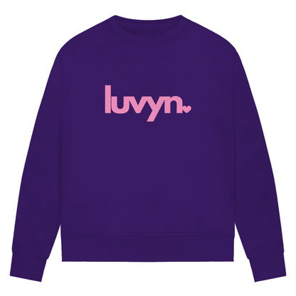 Damen Premium Bio Sweatshirt LUVYN PINK
