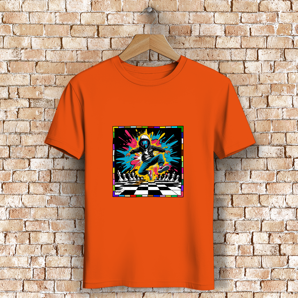 Herren Premium Bio T-Shirt Chess Splash